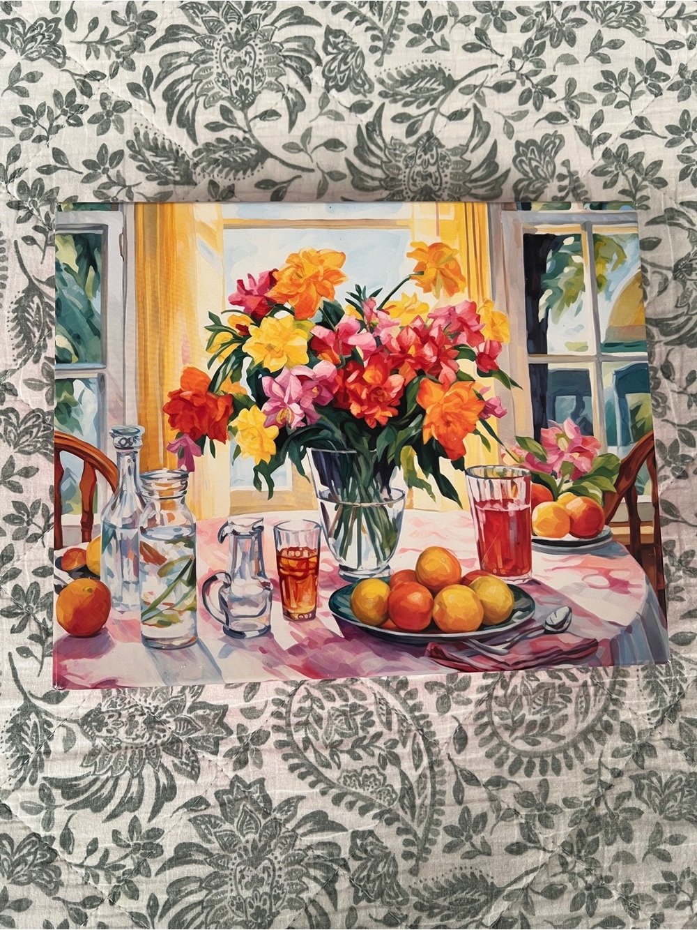 Floral Watercolor Puzzle, 1000 Pieces
